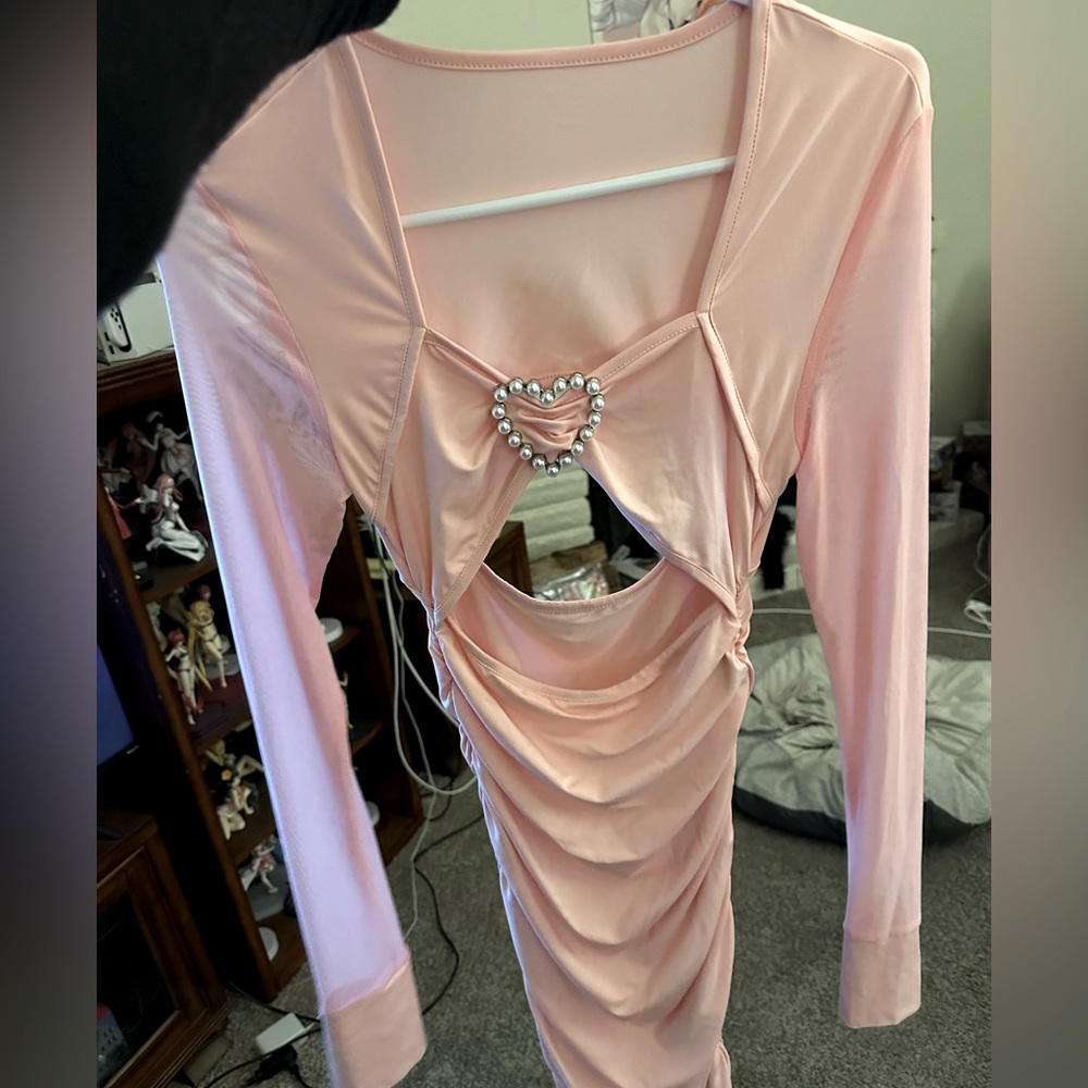 Pink Valentine’s Day dress